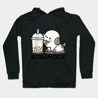 Little Bobaholic Puppy Loves Boba Tea! Hoodie